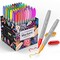 Permanent Markers for Adult Coloring, 72 Assorted Colors Markers, Colored Marker Pens Work on Plastic, Wood, Stone, Metal and Glass